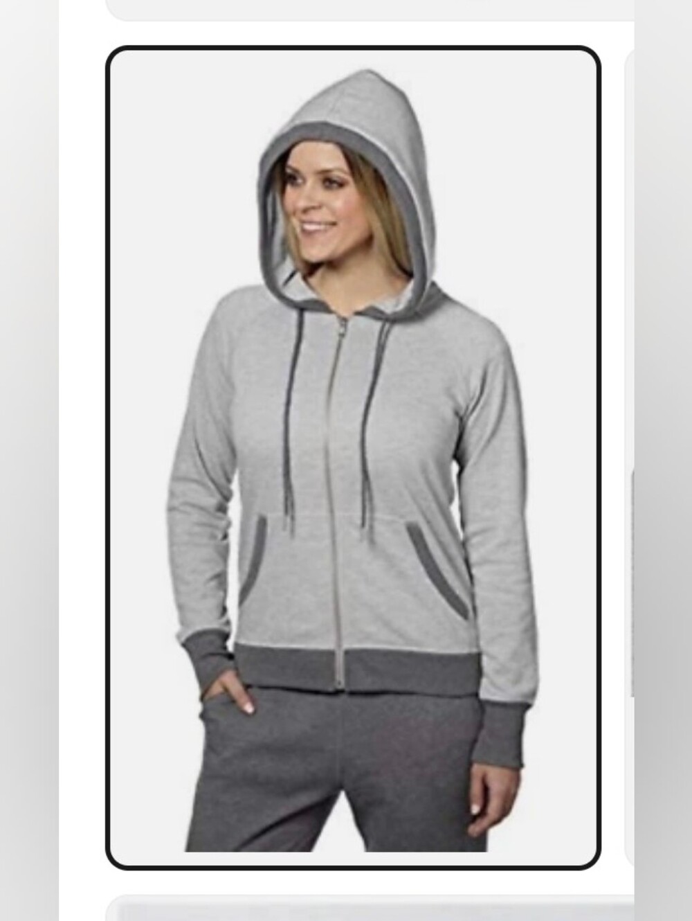 Vintage Style Champion Elite Women's French Terry Full Zip Hoodie Jacket